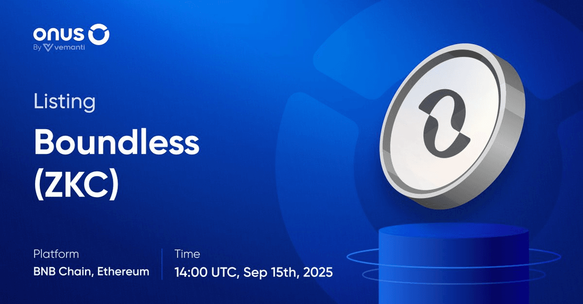 ONUS Lists Boundless (ZKC) Token