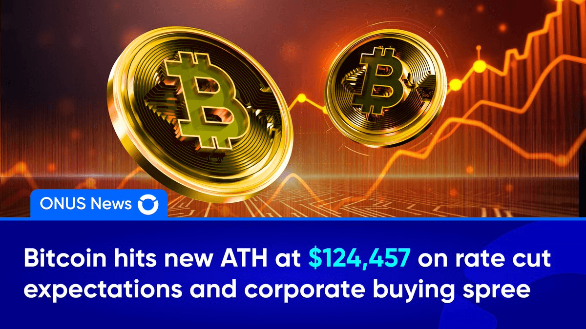 Bitcoin Reaches New All-Time High of $124,457