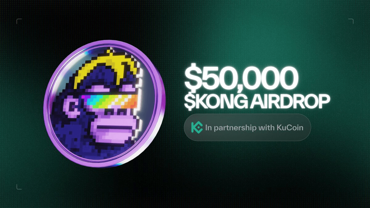 CyberKongz Partners with KuCoin for Exclusive $KONG Airdrop