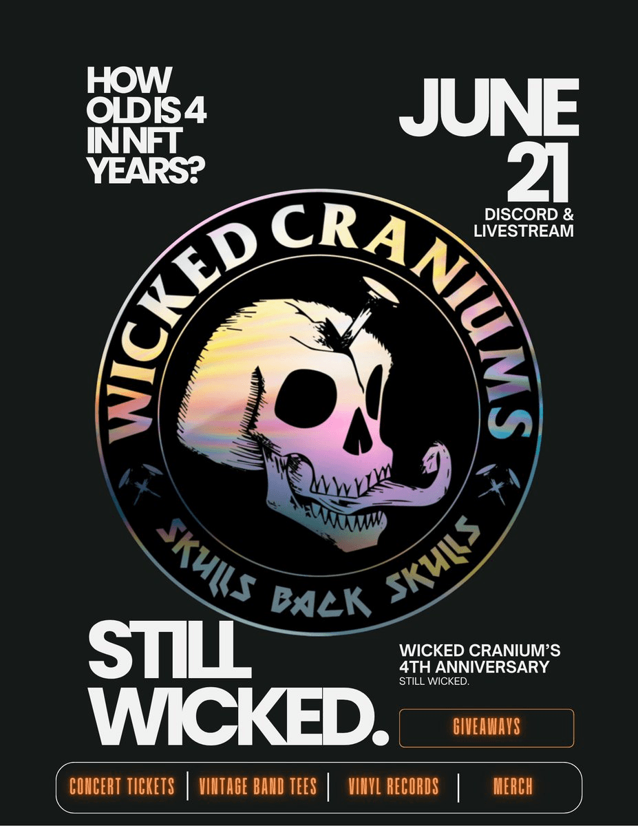Wicked Craniums Celebrates 4-Year Anniversary with Community Events