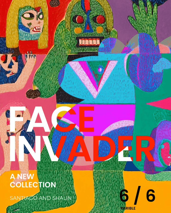 FACE INVADER NFT Collection Launch