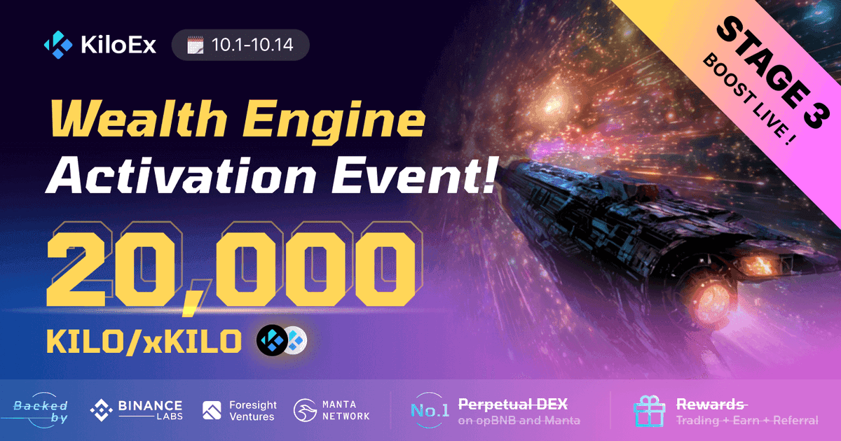 KiloEx Launches Final Wealth Engine Trading Contest with 20,000 KILO Prize Pool