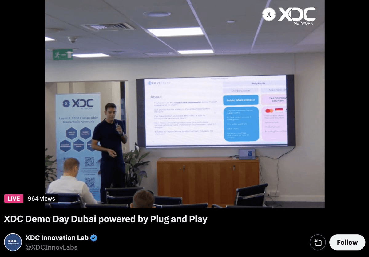 Polytrade Showcases RWA Innovation at Multiple Dubai Events