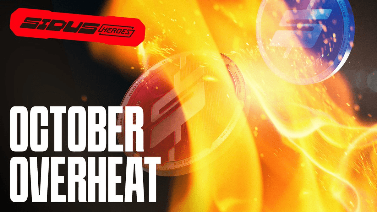 SIDUS Heroes Burns Over 2.2M SIDUS Tokens in October