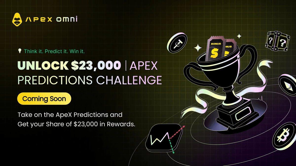 ApeX Predictions Challenge Launches with $23K USDT Rewards