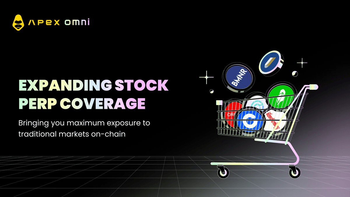 ApeX Protocol Expands Stock Perpetuals with 7 New TradFi Assets at 50x Leverage