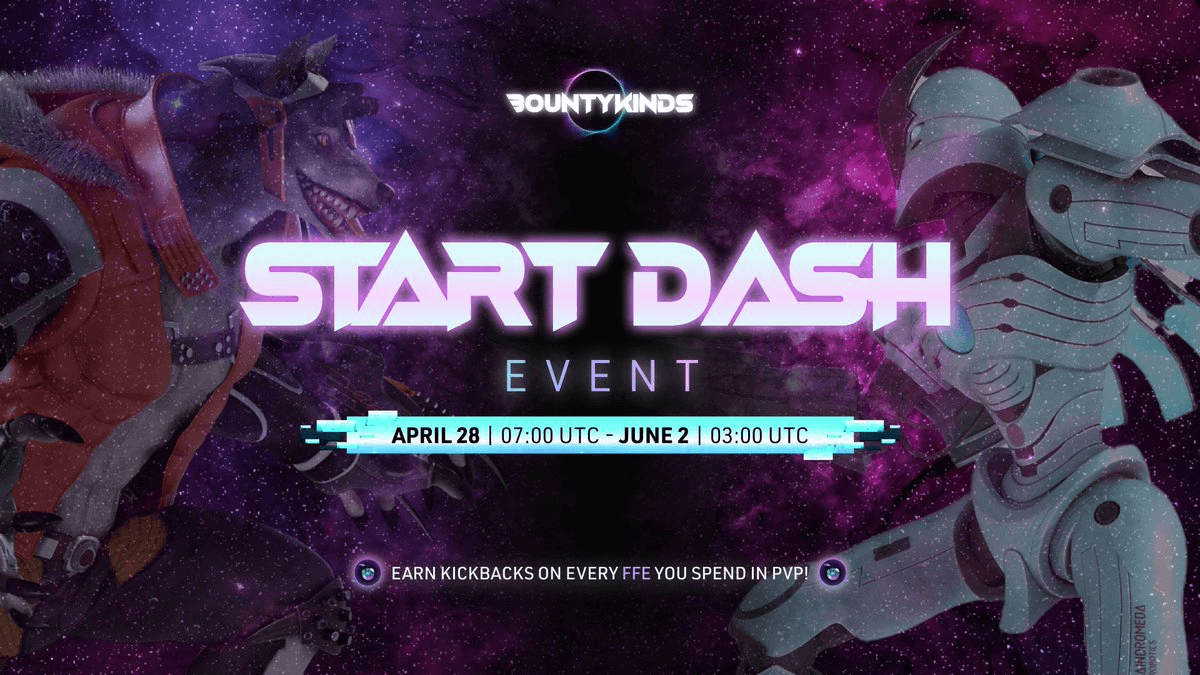 Start Dash Event Announced for BOUNTYKINDS Beta Test 5th Version