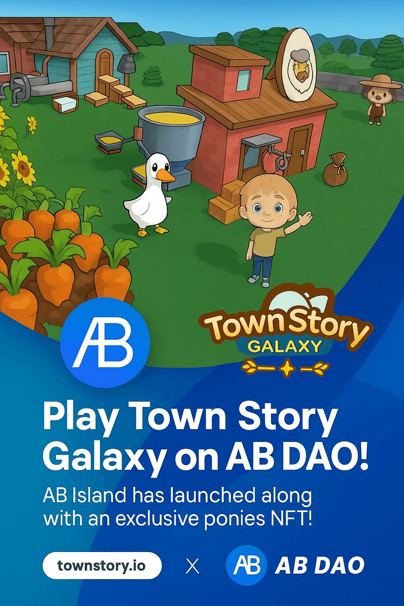 TownStory Galaxy Launches on AB Chain with Native Game Integration
