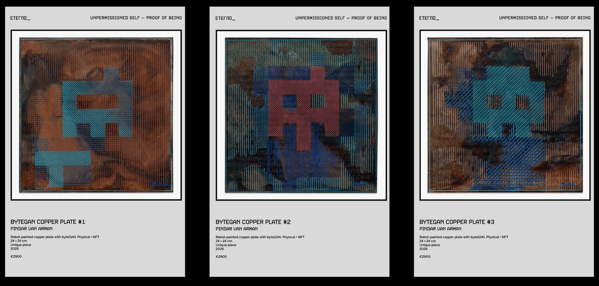 byteGAN and AI Imagined Faces Physical Prints Available in Lisbon
