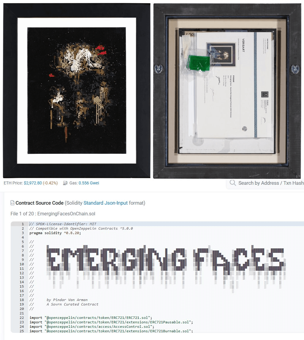 Sotheby's Auctions Hybrid Robot Art: Physical Painting Meets Digital Twin