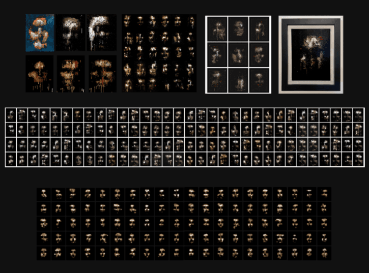 Evolution of AI Art Series: From Emerging Faces to Bright Moments