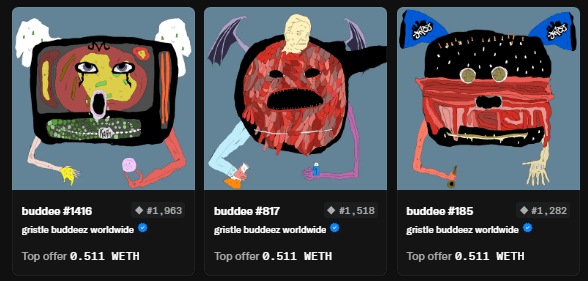 The Three Gristle Buds of the Crapocalypse