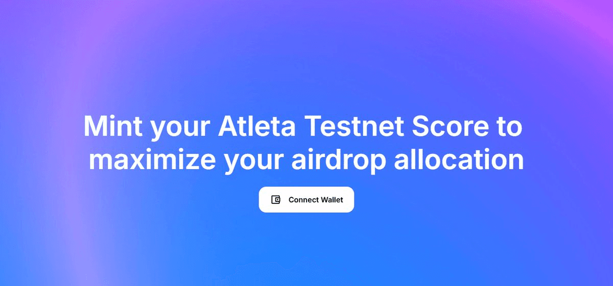 Atleta Launches V2 Testnet with Wallet Scoring System