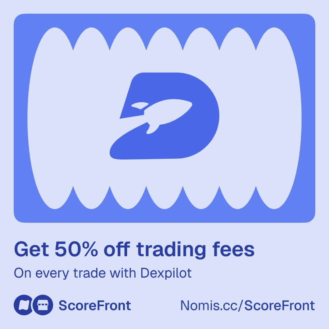 Nomis Score Unlocks 50% Discount on DexPilot Trading Fees