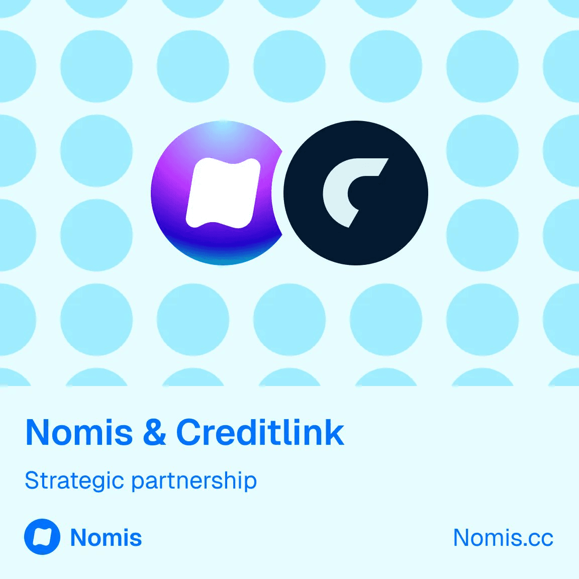 Creditlink Partners with Nomis to Build AI-Driven On-Chain Credit Scoring System
