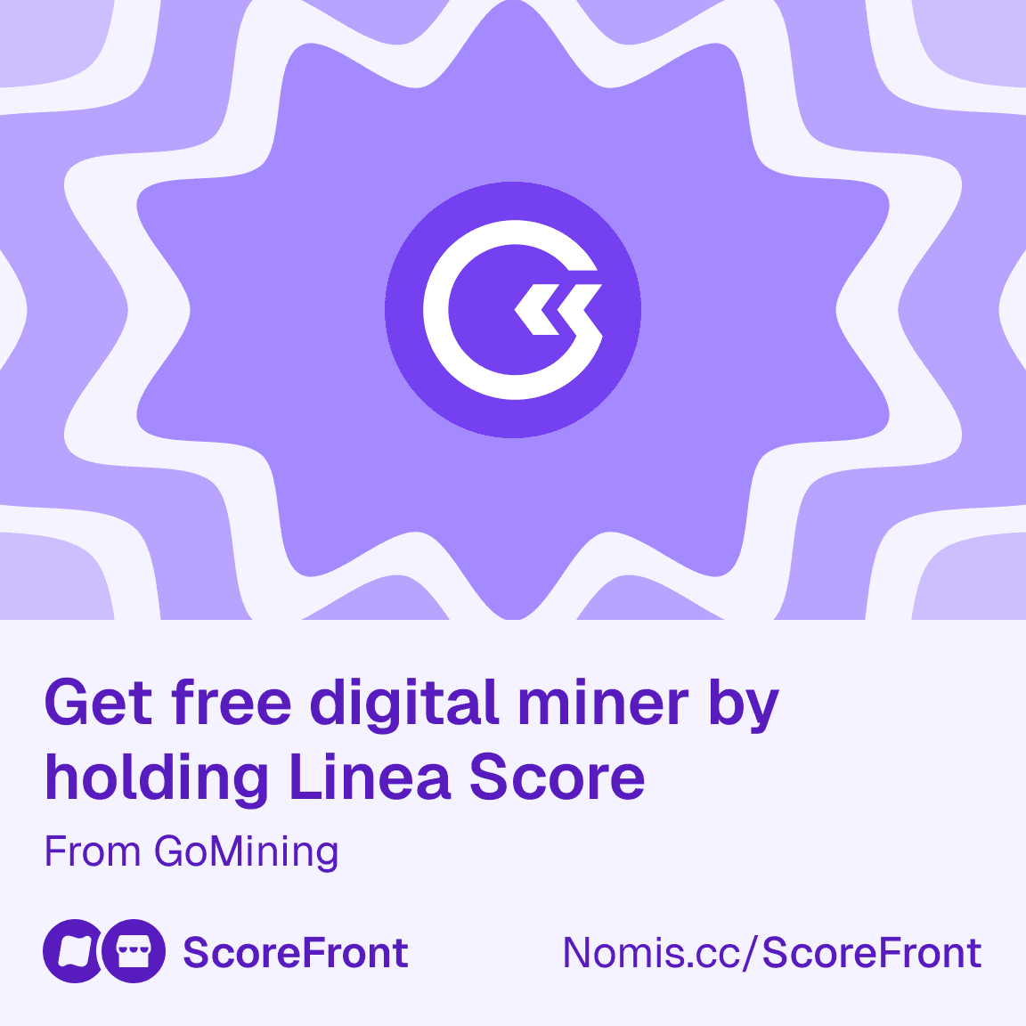 π Free Bitcoin Mining NFTs for Linea Score Holders