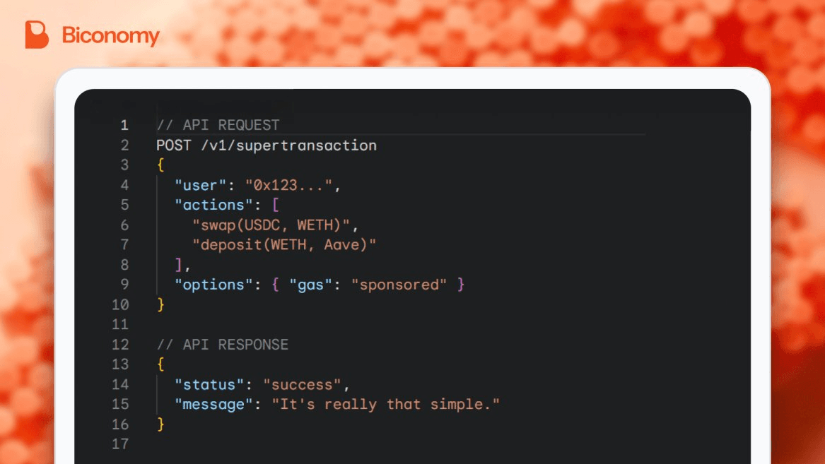 Biconomy Launches Supertransaction API to Simplify Multi-Protocol DeFi Development