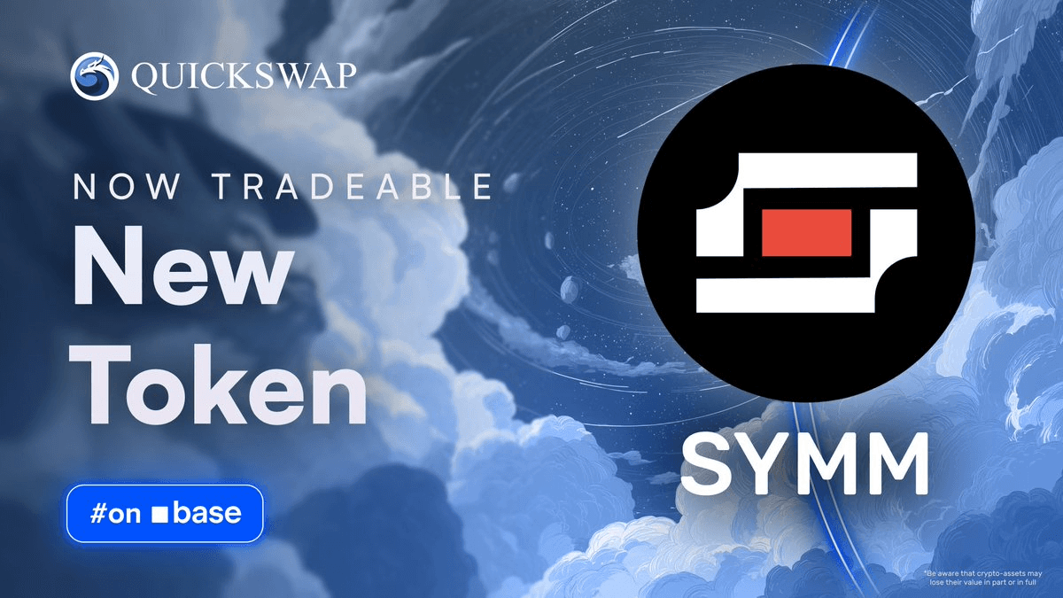 SYMM Token Now Available for Trading on QuickSwap Base