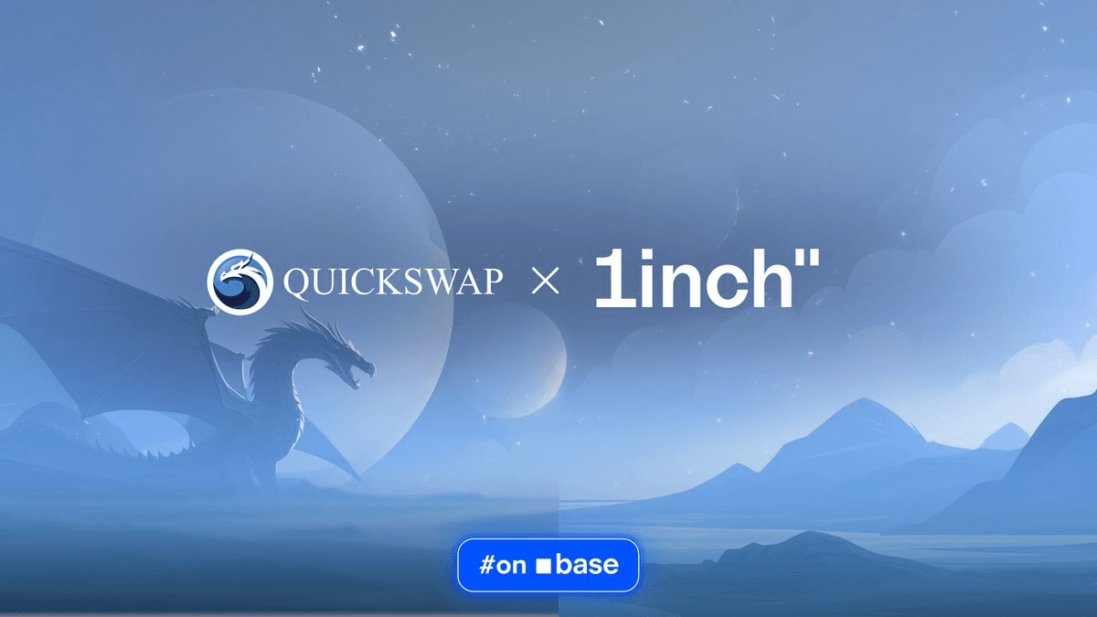 1inch Integrates QuickSwap Pools on Base, Expanding DEX Liquidity Options