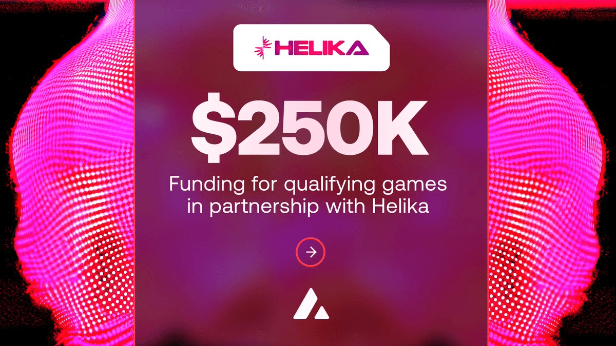 Avalanche and Helika Launch Gaming Accelerator Program