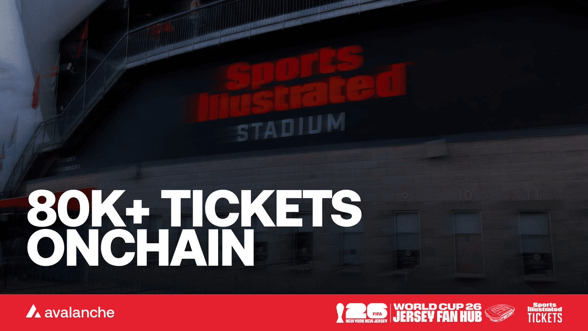 FIFA World Cup 2026 Tickets Powered by Avalanche Blockchain Reach 100,000+ Users