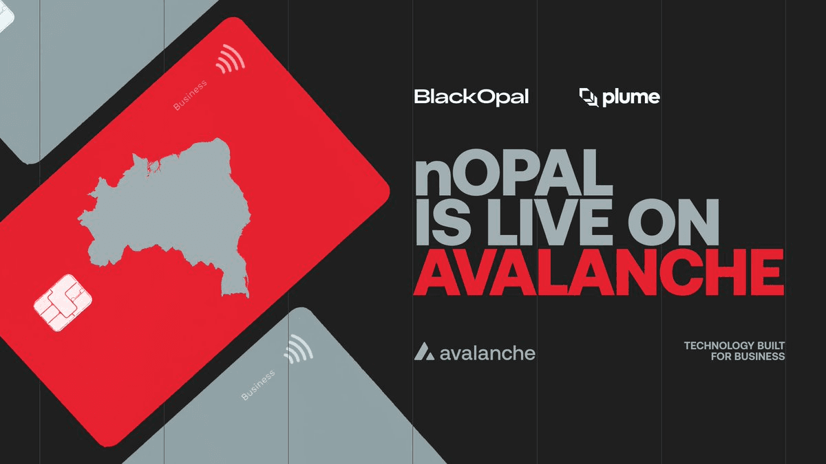 🏦 Plume Networks Launches nOPAL Tokenized Vault on Avalanche