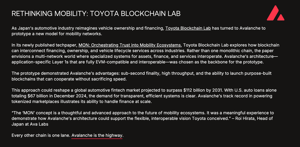 Avalanche Powers Japan's $75B Blockchain Transformation