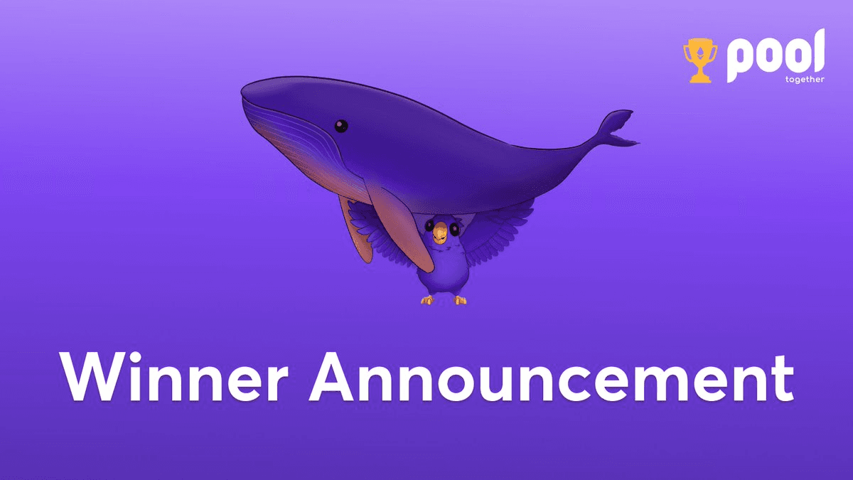 PoolTogether Awards $100K USDC Delegation to Winner on OP Mainnet