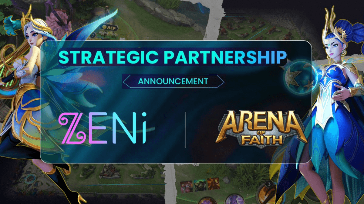 Arena of Faith Partners with ZENi for AI-Powered Web3 Gaming