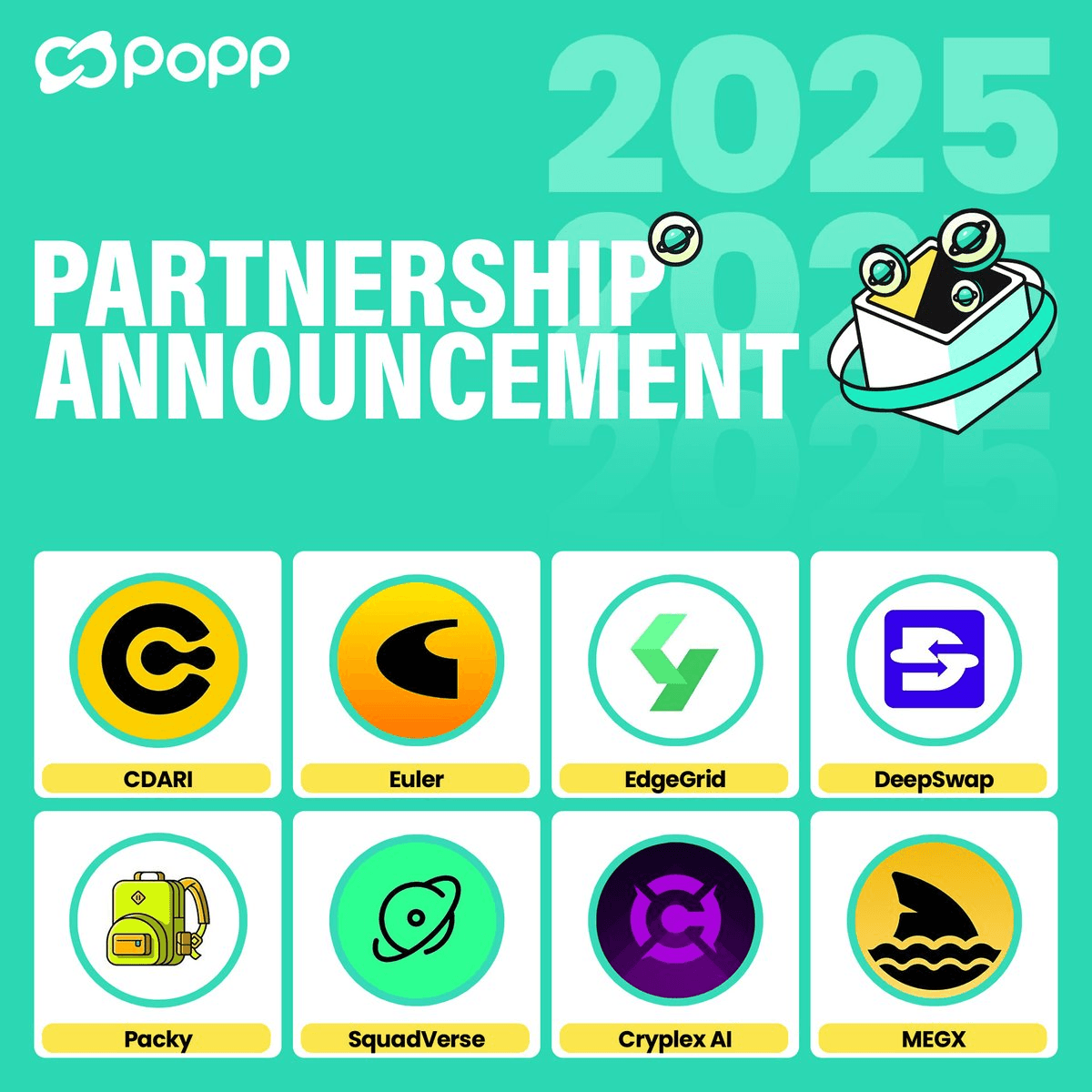 PoPP Announces New Strategic Web3 Partnerships