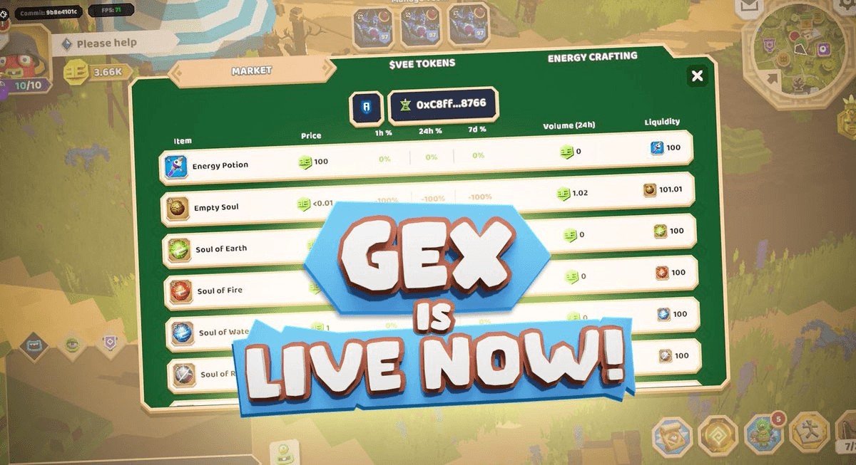 Zeeverse Launches GEX: In-Game Liquidity Pools Go Live