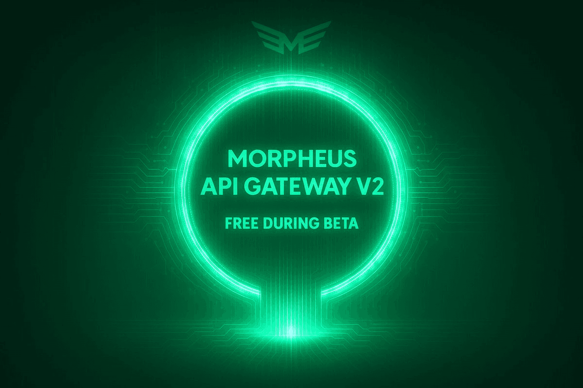 Morpheus API Gateway V2 Beta Launch