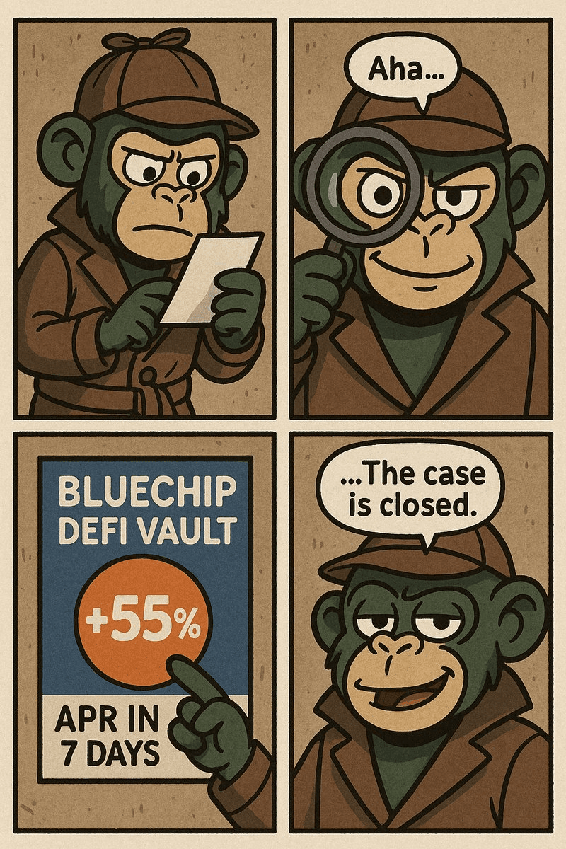 Krystal Vault Achieves 55% APR with Blue Chip DeFi Strategy