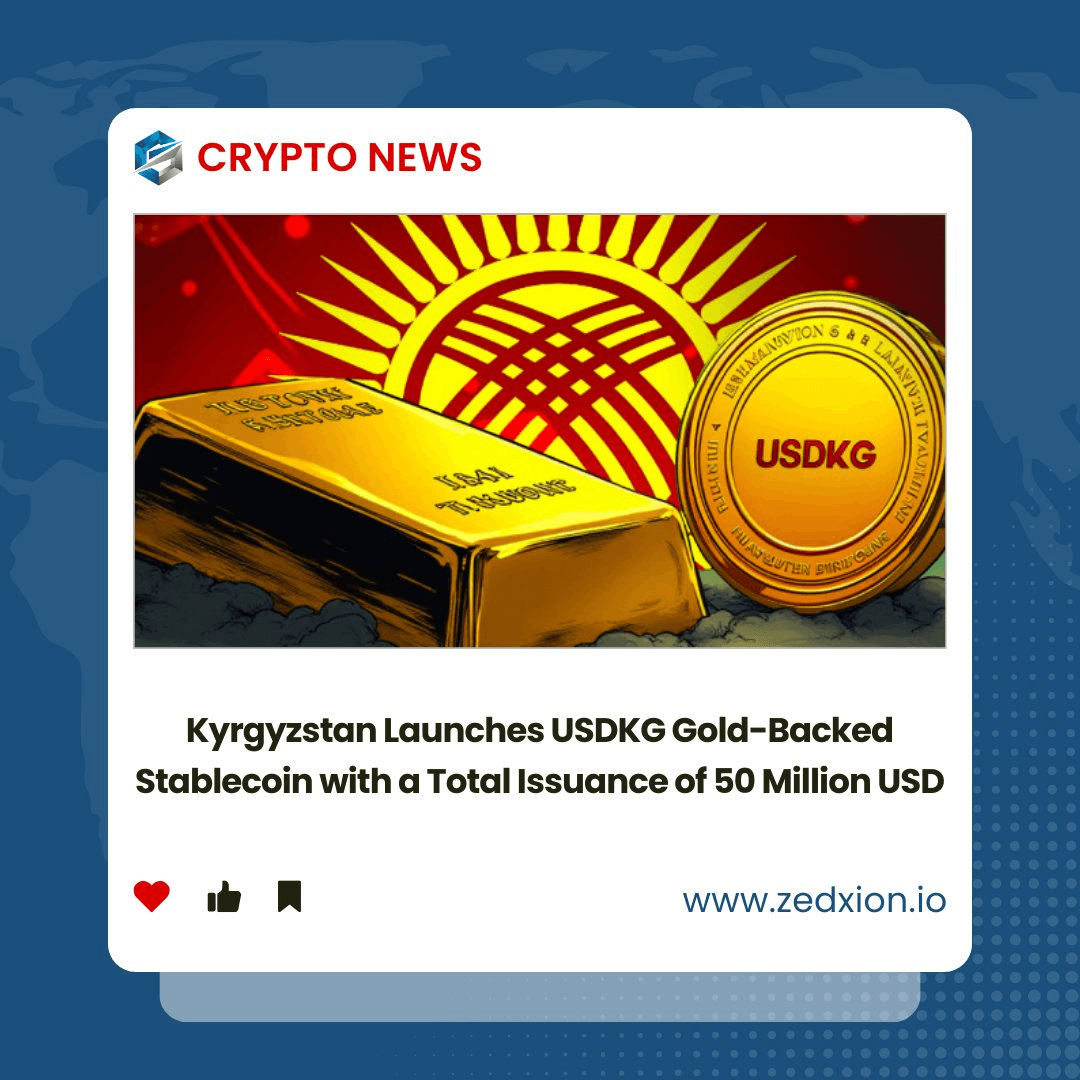 ๐๏ธ Kyrgyzstan Officially Launches $50M Gold-Backed USDKG Stablecoin