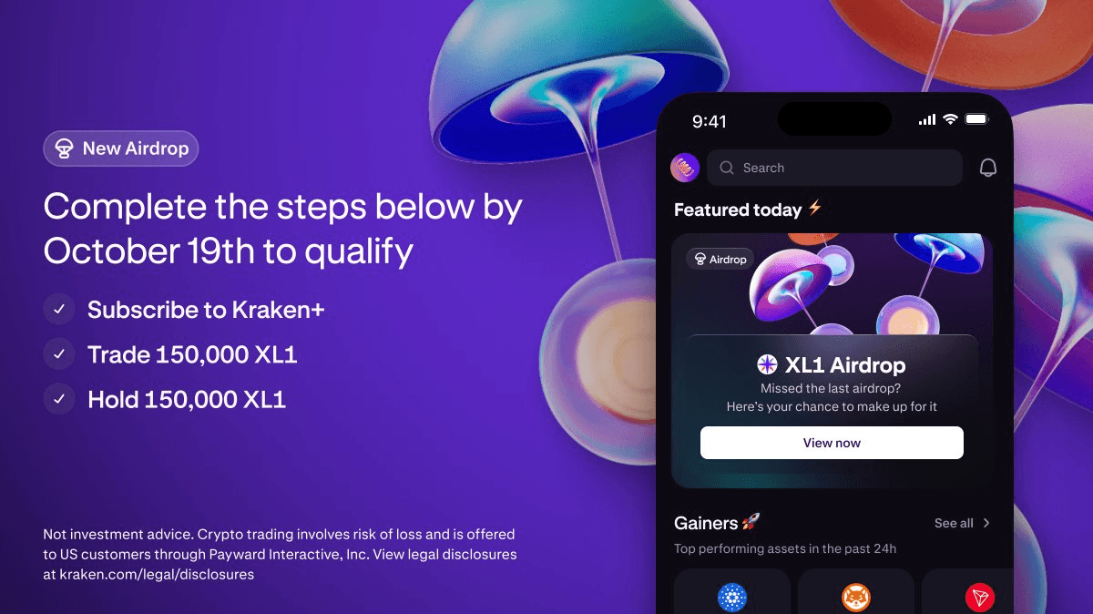 Kraken Partners with XYO for $100,000 XL1 Token Distribution Campaign