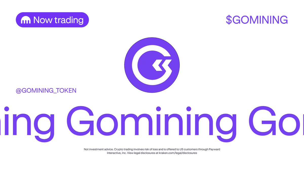 GoMining Token Now Available on Kraken Exchange