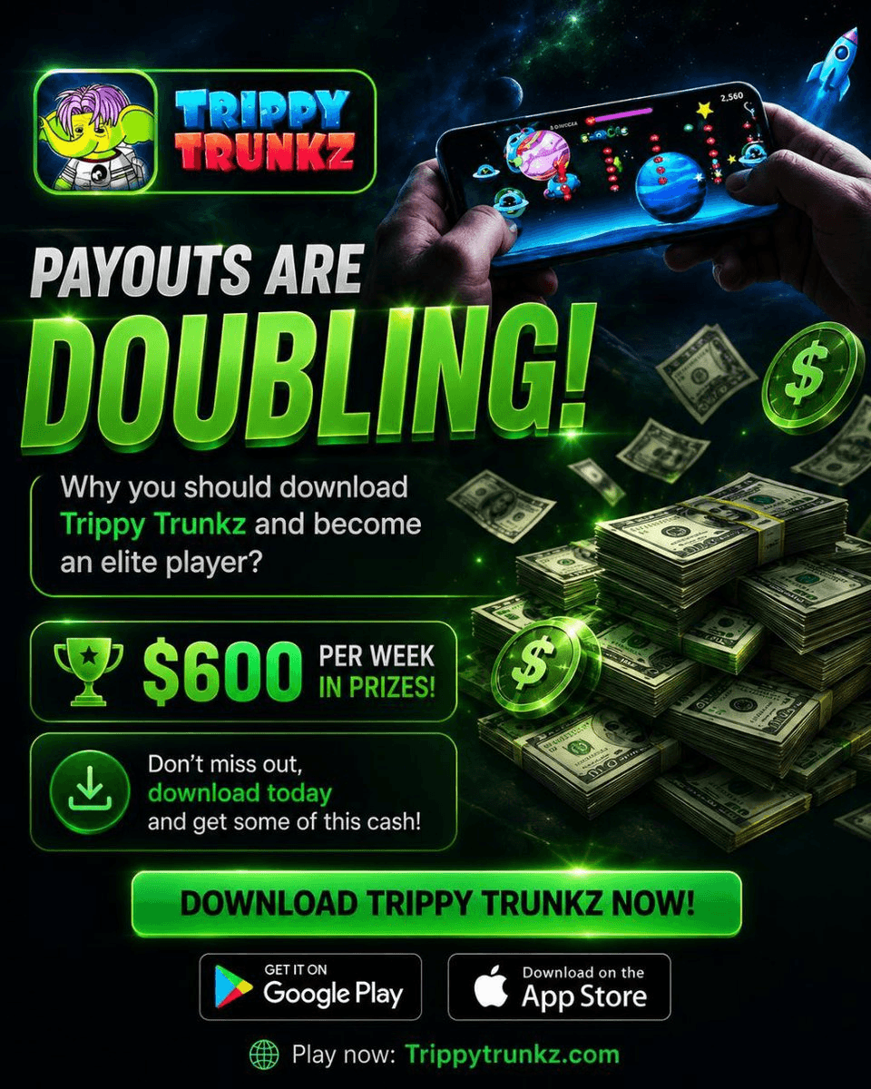 Trippy Trunkz Doubles Weekly Rewards to $600