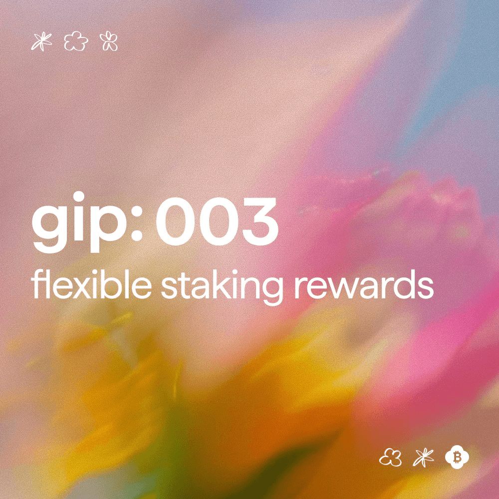 🗳️ Garden Finance Proposal GIP-003: SEED Stakers Choose Rewards