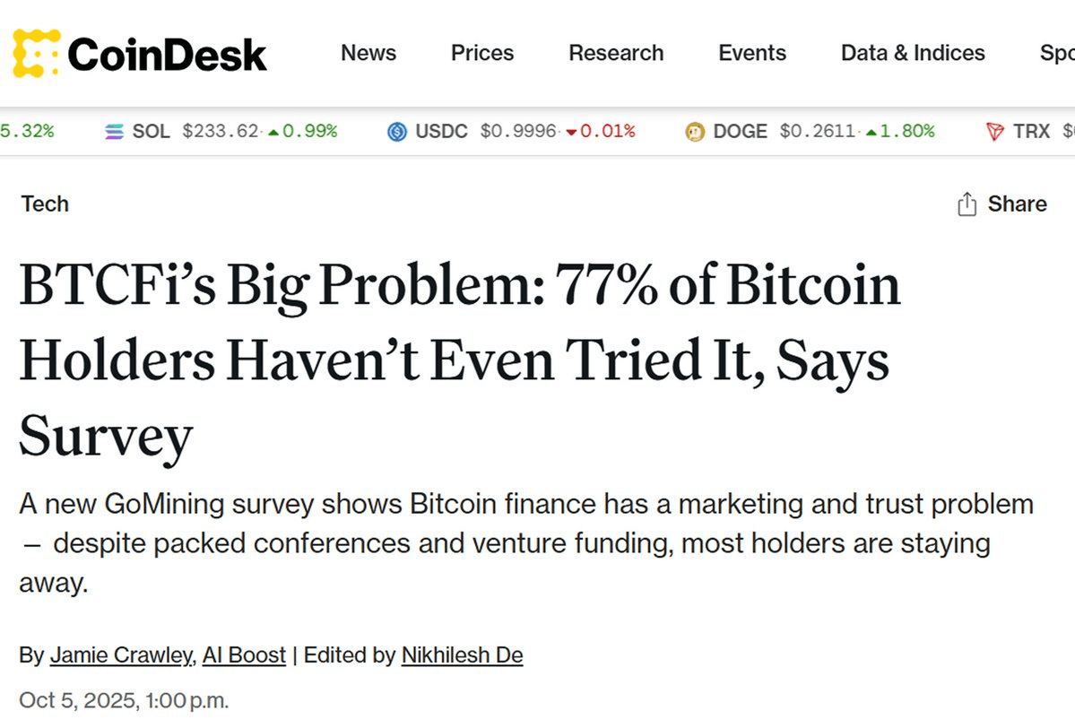 🔍 BTCFi Gap Revealed