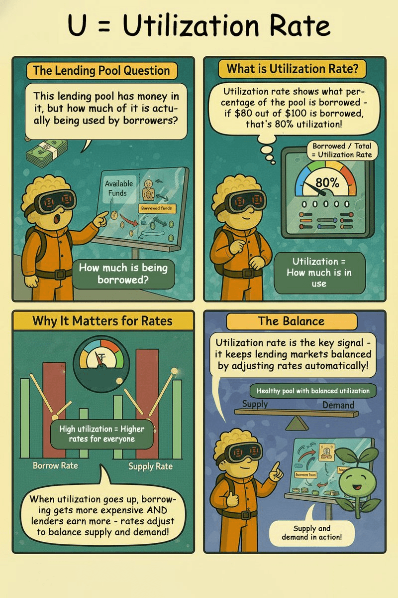 DeFi Lending Rates Change Based on One Key Metric