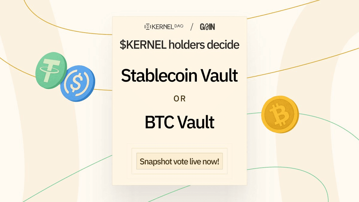 KelpDAO Governance: Stablecoin Vault Proposal Live on Snapshot
