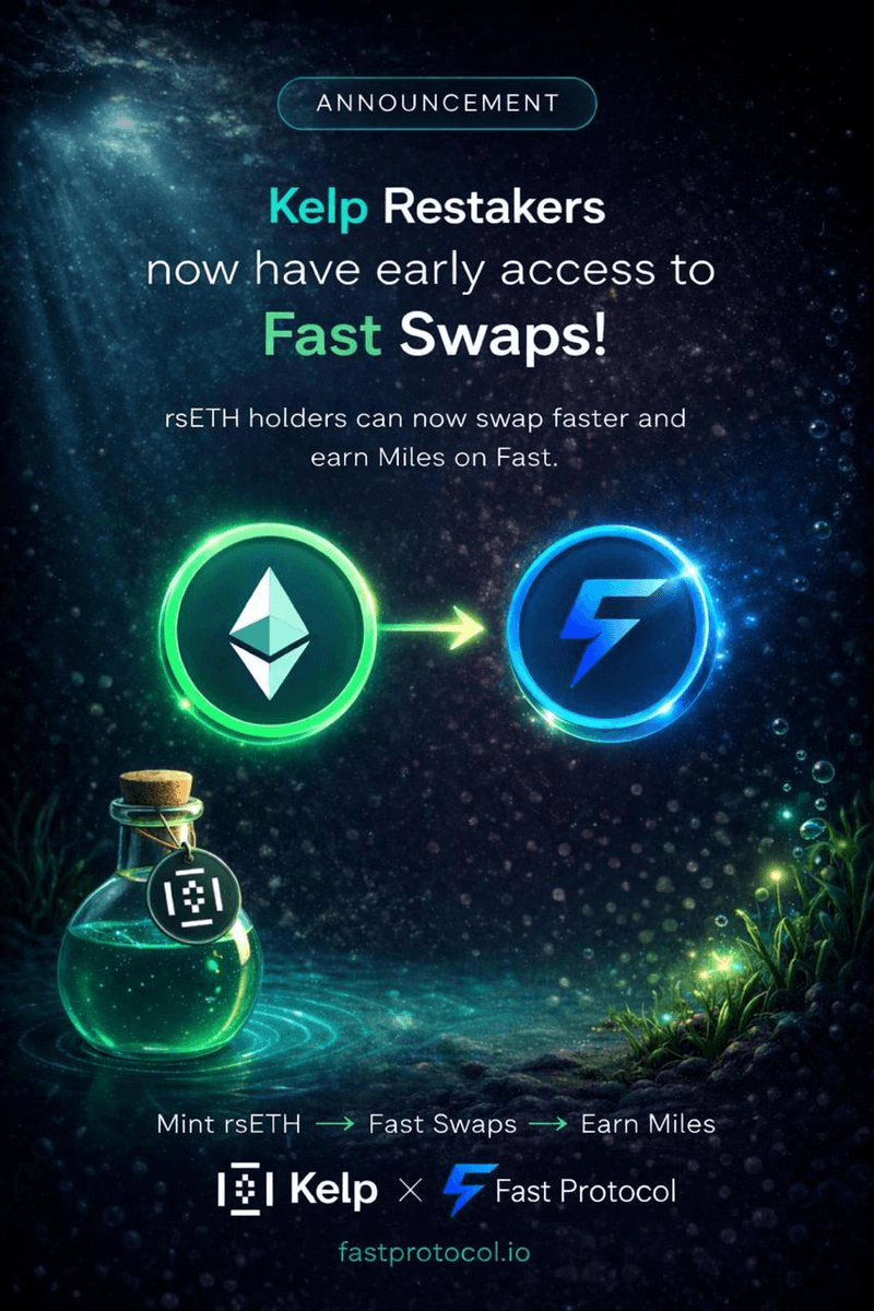 KelpDAO Launches Fast Swaps with Miles Rewards Program
