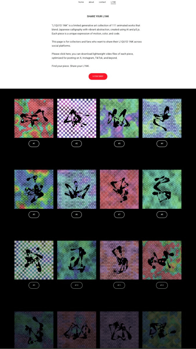 L1QU1D 1NK Releases Video Format for Social Sharing