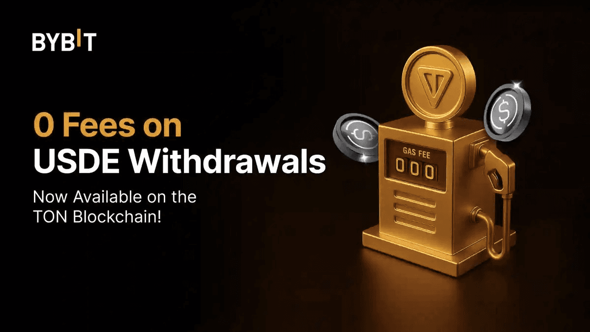 Bybit Joins TON Chain Gas-Free Carnival with Zero USDE Withdrawal Fees