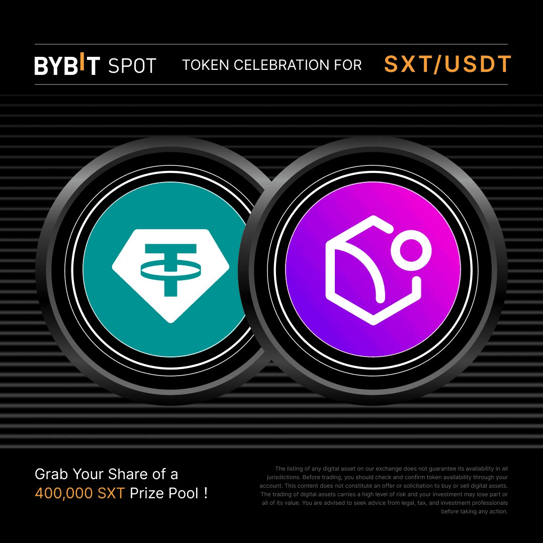 SXT/USDT Token Celebration Offers 400,000 SXT Prize Pool