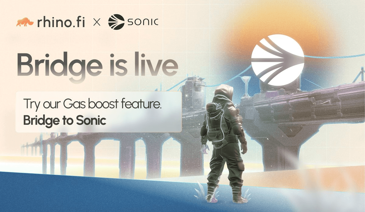 Sonic Labs Mainnet Launch: Free Bridging Week on rhino.fi