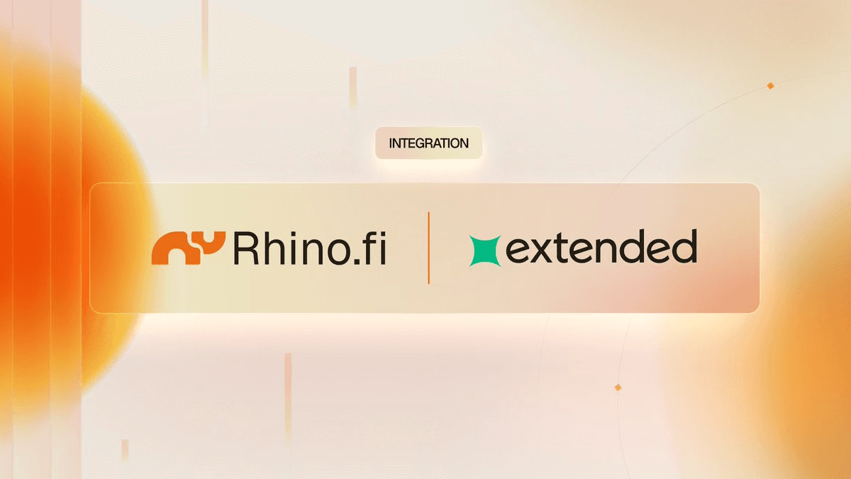 Extended Goes Multi-Chain on Starknet with Rhino.fi Integration