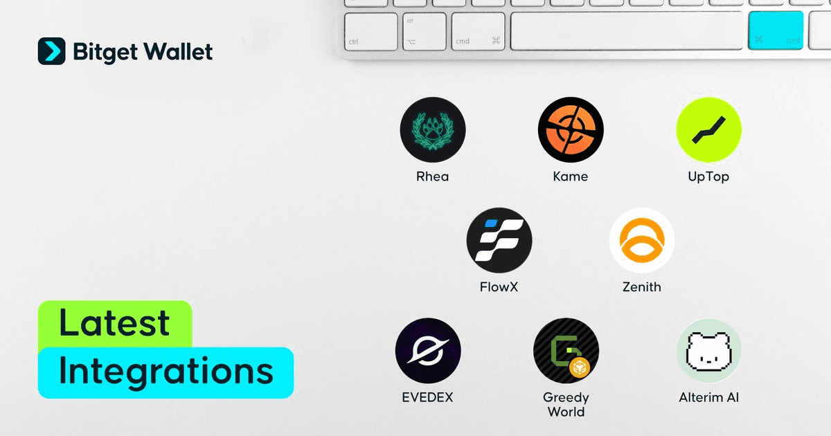 Bitget Wallet Announces 8 New DApp Integrations