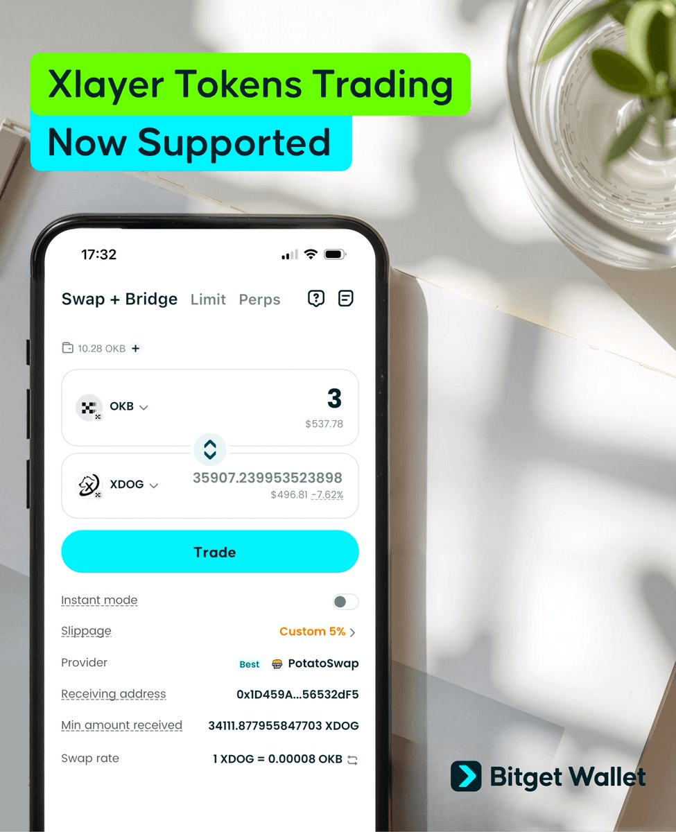 Bitget Wallet Adds X Layer Trading Support