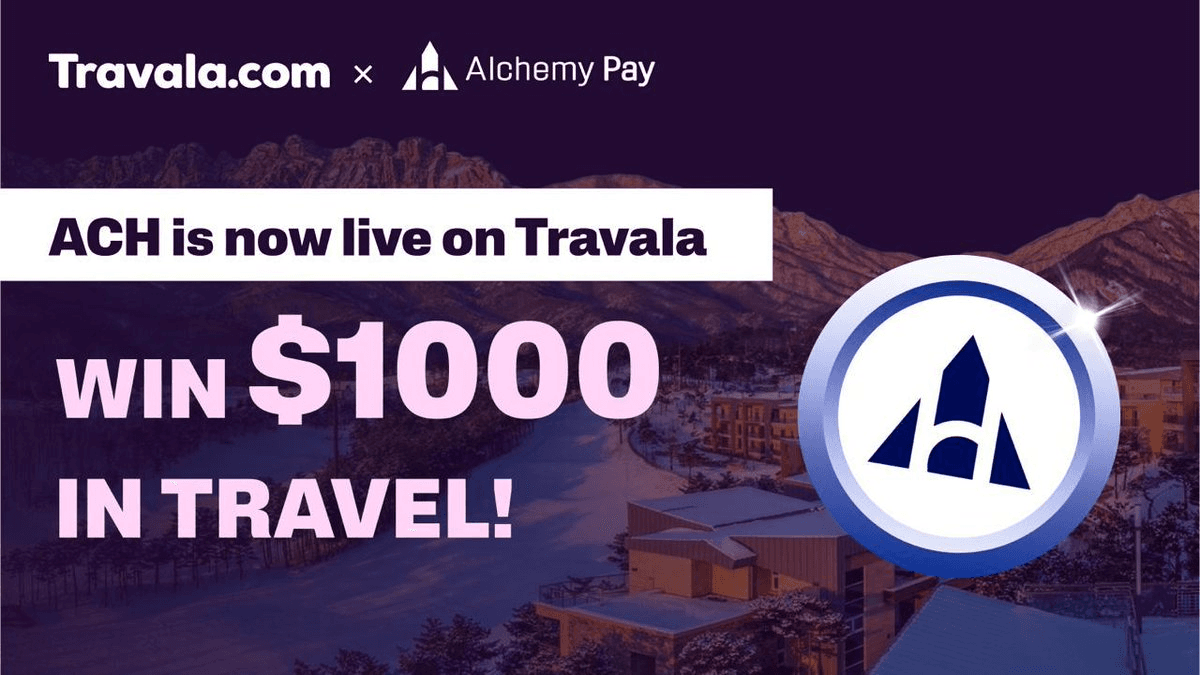 Alchemy Pay ACH Token Now Accepted for Travel Bookings on Travala Platform